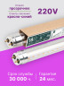 Фитолампа светодиодная сине-красного спектра, AVANLED FITO 25 шт, 18Вт, 120см, T8, G13