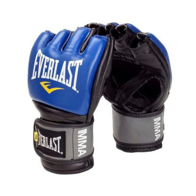 Перчатки тренировочные Everlast Pro Style Grappling LXL синие