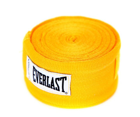 Боксерский бинт Everlast 4.55м 23 желтый