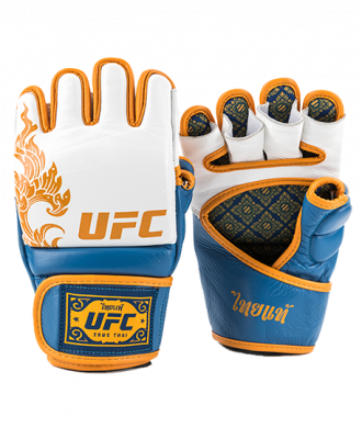 UFC True Thai MMA Перчатки White/ Blue, M