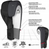 Перчатки тренировочные RDX F15 16oz черный матовый