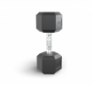 Гантель гексагональная UNIX Fit обрезиненная 15 кг, 1 шт