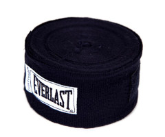 Боксерский бинт Everlast 4.55м 23 черный