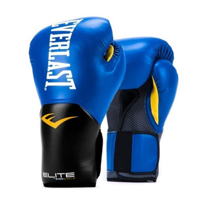 Перчатки тренировочные Everlast Elite ProStyle 12oz синие
