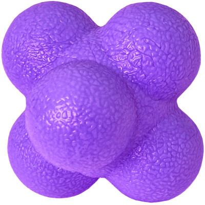 Мяч для развития реакции Reaction Ball REB-205, L, 7см, Фиолетовый
