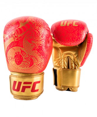 UFC PRO Thai Naga Перчатки для бокса Red,14 унций