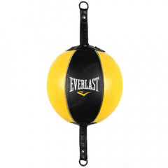 Груша на растяжках Everlast 15см черная,желтая