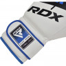 Боксерские перчатки RDX F7 14oz белый/синий