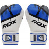 Боксерские перчатки RDX F7 14oz белый/синий
