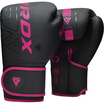 Перчатки тренировочные RDX F6 8oz розовый