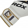 Перчатки тренировочные RDX F7 10oz белый, золотой