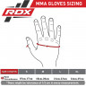 Перчатки для ММА RDX Grappling F6 M черный матовый