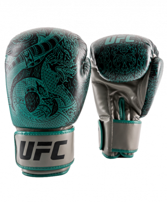 (Перчатки для бокса UFC PRO Thai Naga 16 Oz - зеленые)