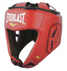 Шлем боксерский Everlast Amateur Competition 610400-10R PU L, красный