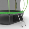 Батут EVO JUMP Internal 12ft (Green) + Lower net с внутренней сеткой и лестницей, диаметр 12ft (зеленый) + нижняя сеть