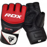 Перчатки тренировочные RDX Grappling F12 L черный/красный