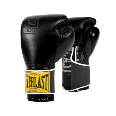 Перчатки тренировочные Everlast 1910 Classic 14oz черные