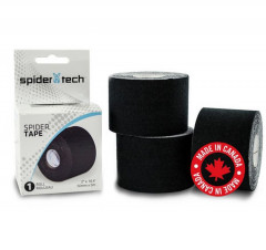 Тейп SpiderTech 5см*5м. Черный
