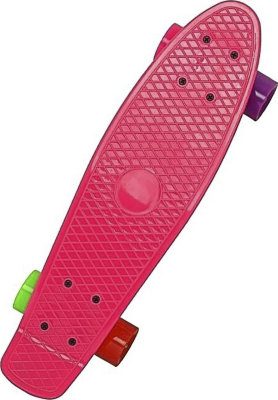 Скейтборд пластиковый 22", EVO Kids розовый