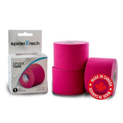 Тейп SpiderTech 5см*5м. розовый