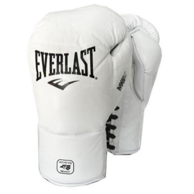 Перчатки боевые Everlast MX Pro Fight 10oz белые