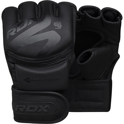 Перчатки тренировочные RDX Grappling F15 XL черный матовый