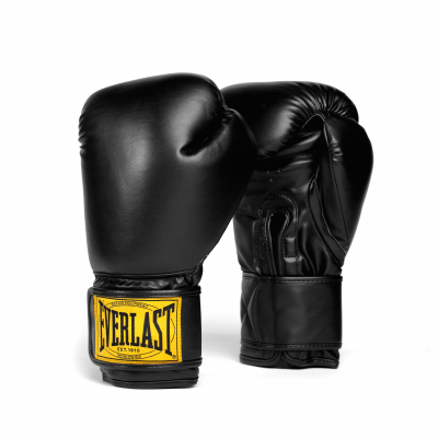 Перчатки тренировочные Everlast 1910 Classic PU 16 oz, черный