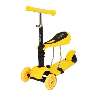 Самокат EVO Kids M-1 Yellow (3 в 1)