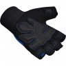 Перчатки для фитнеса RDX Gym Weight Lifting W1H XL черный, синий Перчатки для фитнеса RDX Gym Weight Lifting W1H XL черный, синий