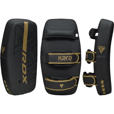 Макивара RDX F6 черный/золотой матовый