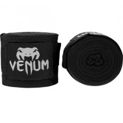 Боксерские бинты Venum Kontact Original 4м, черные