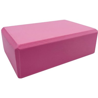 Йога блок полумягкий (розовый) 223х150х76мм., из вспененного ЭВА (A25576), BE100-9